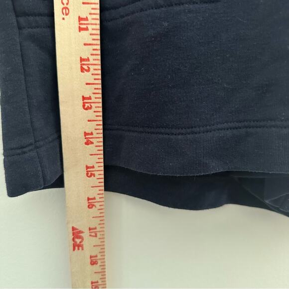 Boden Blue Athletic Shorts Relaxed Fit High Rise Elastic Waist Size 8 - Picture 3 of 6